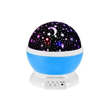 

Colorful Fantasy rotating starry sky projection lamp cast new strange stars empty light led creative night light projector