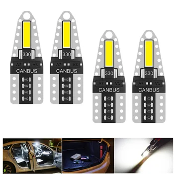 

T10 W5W Super Bright Car Interior Reading Dome Light 2smd 7020 Marker Lamp 168 194 LED Wedge Parking Bulbs for mitsubishi lancer