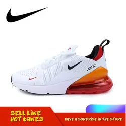 Подлинные оригинальные мужские кроссовки для бега от NIKE AIR MAX 270, трендовая модная спортивная обувь для улицы, Классическая мода 2019, новая