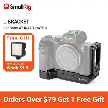 SmallRig a7ii L-Bracket Plate for Sony a7 II/a7R II/a7S II Camera Arca-Swiss Standard Quick Release L Plate Mounting Plate -2278 neewer gn60 2 4g manual hss master slave flash speedlite for sony a7 a7s a7sii a7r a7rii a7ii a6000 a6300 a6500 a77ii a58 a99
