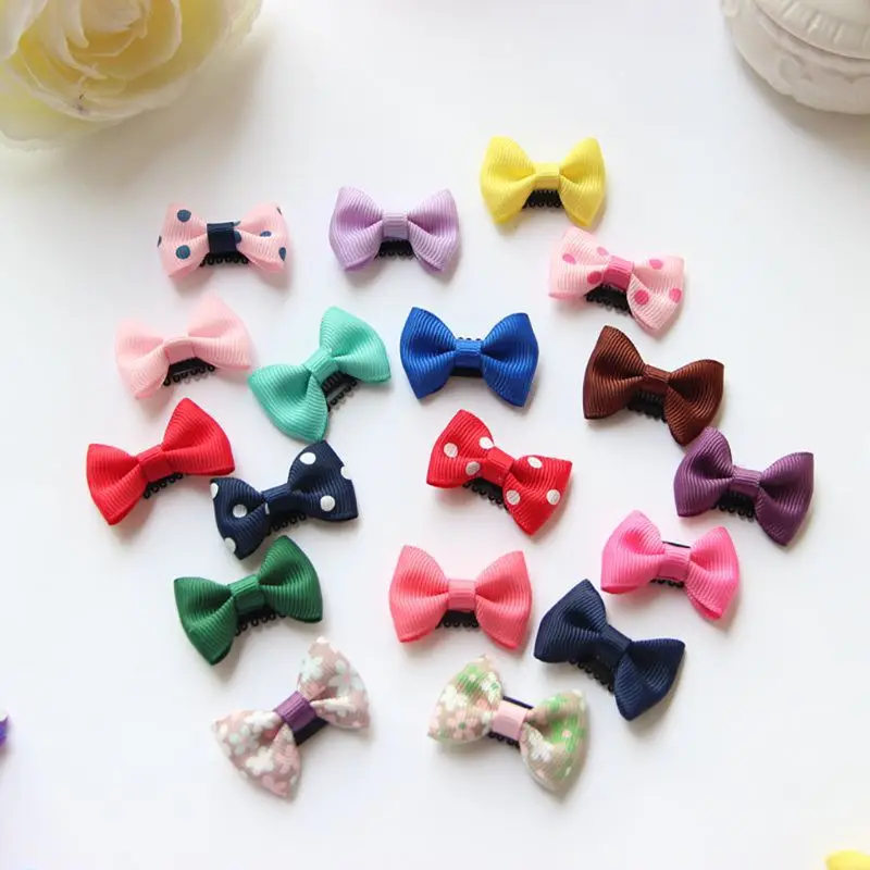 Baby Mädchen Bogen Band Haarschleife Mini Latch Clips Haarnadeln Haarspange Y8V3 Baby Mädchen Bogen Band Haarschleife Mini Latch Clips Haarnadeln Haarspange Y8V3