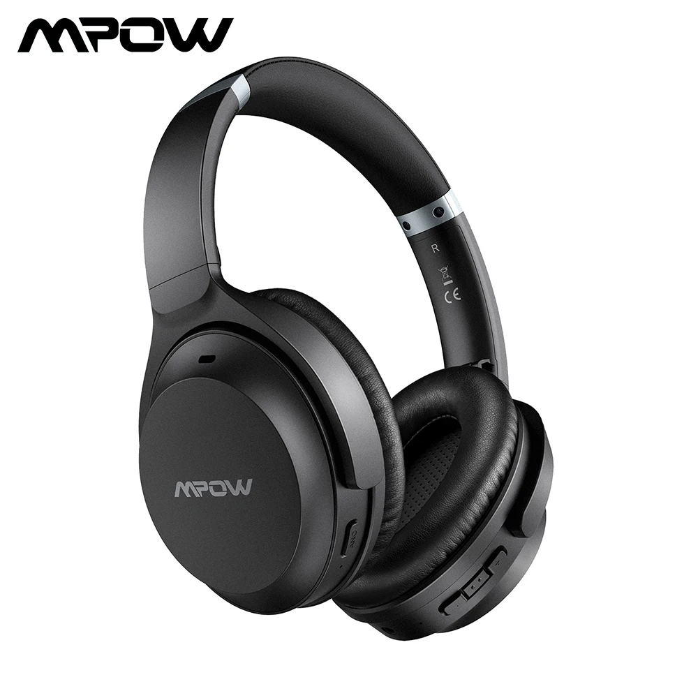 Mpow H12 IPO Active Noise Cancelling Headphones Bluetooth 5.0 Wireless Headphone with Mic Foldable Deep Bass Headset for Phone
