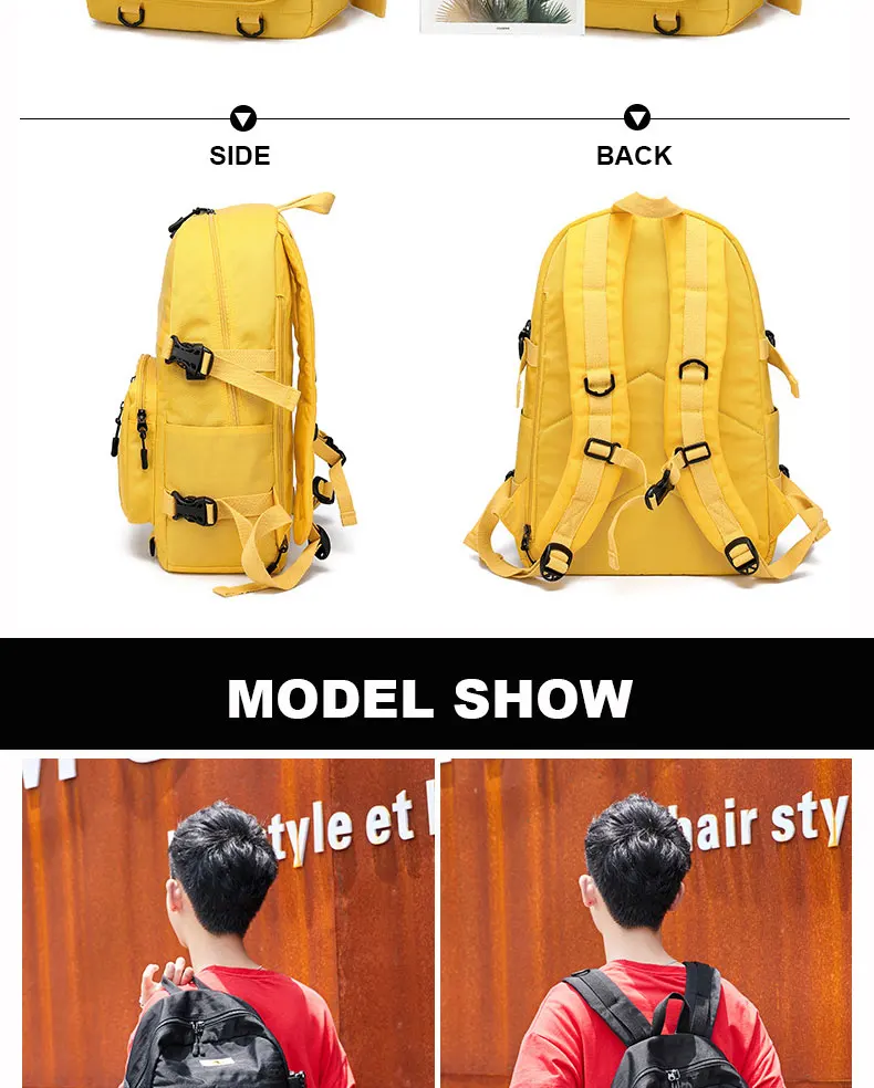 School Bag Backpack For Girls Oxford Waterproof Travel Backpack Sports School Bags For Teenager Boys USB Charger Laptop Backpack