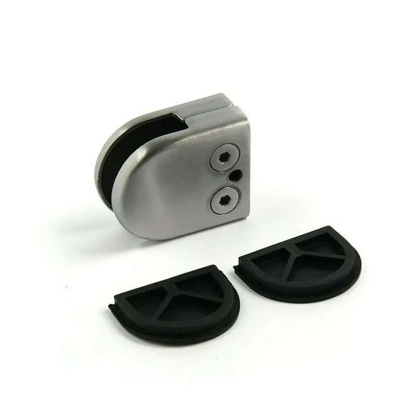 1Pcs/set High Quality Space Aluminum Glass Clips Adjustable Wall Mounted Glass Shelf Clamp Bracket 5-15mm Glass Holder