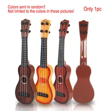 Новая классическая мини-гитара укулеле музыкальная игрушка для детей Детский подарок случайный цвет