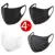4шт Bling Glitter Diamonds Face MaskReusable Mouth Women Sparkle Sequin Anti Haze Пылезащитная Маска Защита маска mascarillas