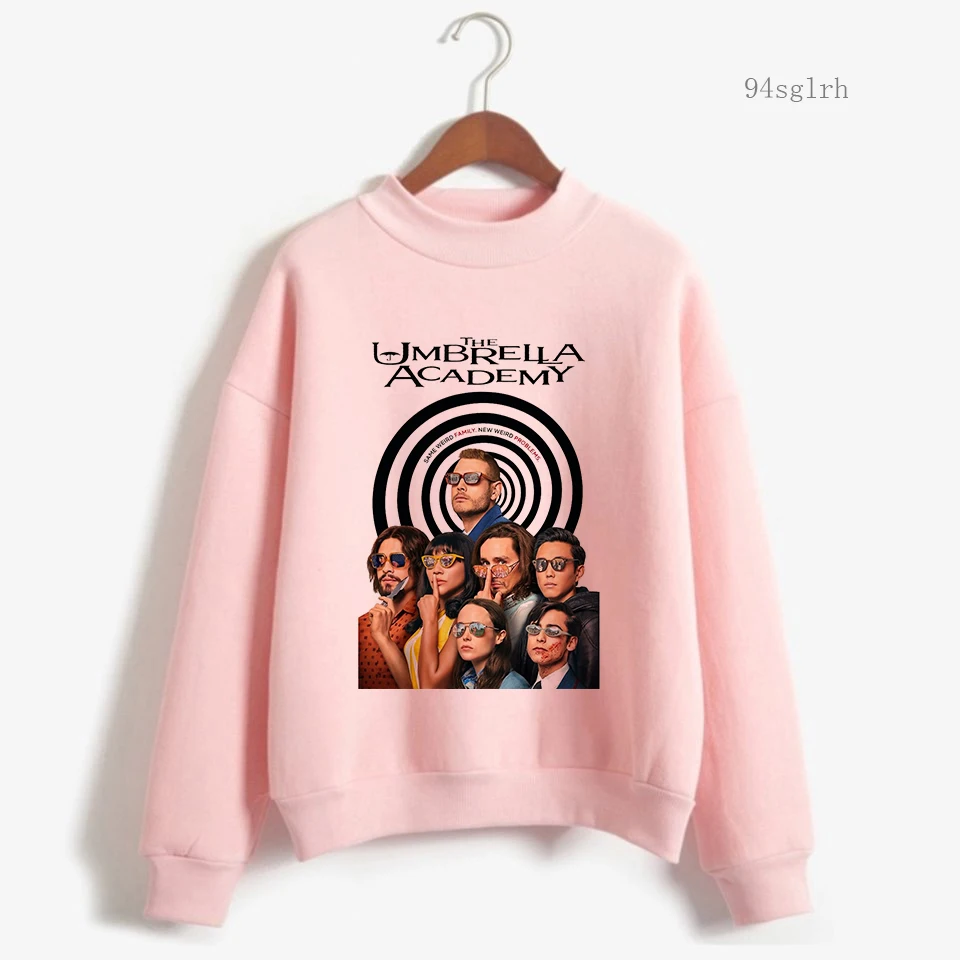 

The Umbrella Academy Hoodies Women Harajuku Fashion Streetwear Kawaii Diego Cha-Cha Cartoon Graphic Sweatshirt Unisex Tops Male