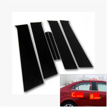

Car-styling mirror reflection panel BC column decorative sticker Film For Chevrolet AVEO sedan 2011-2017