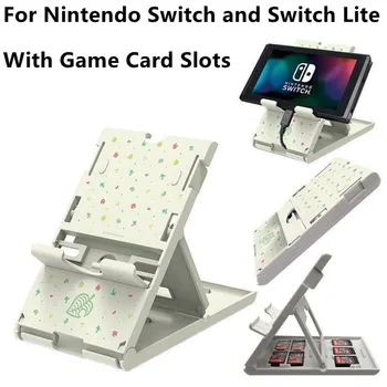 

Game Holder Stand For Nintendo Switch Bracket Playstand Base Cradle Support For N-Switch Nintend Switch Lite w/ Game Card Slots