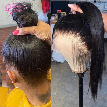 

Straight Human Hair Wigs With Bangs Peruvian None Lace Front Wigs For Women Long Wigs Full Machine Made Wigs Remy None Lace Wigs