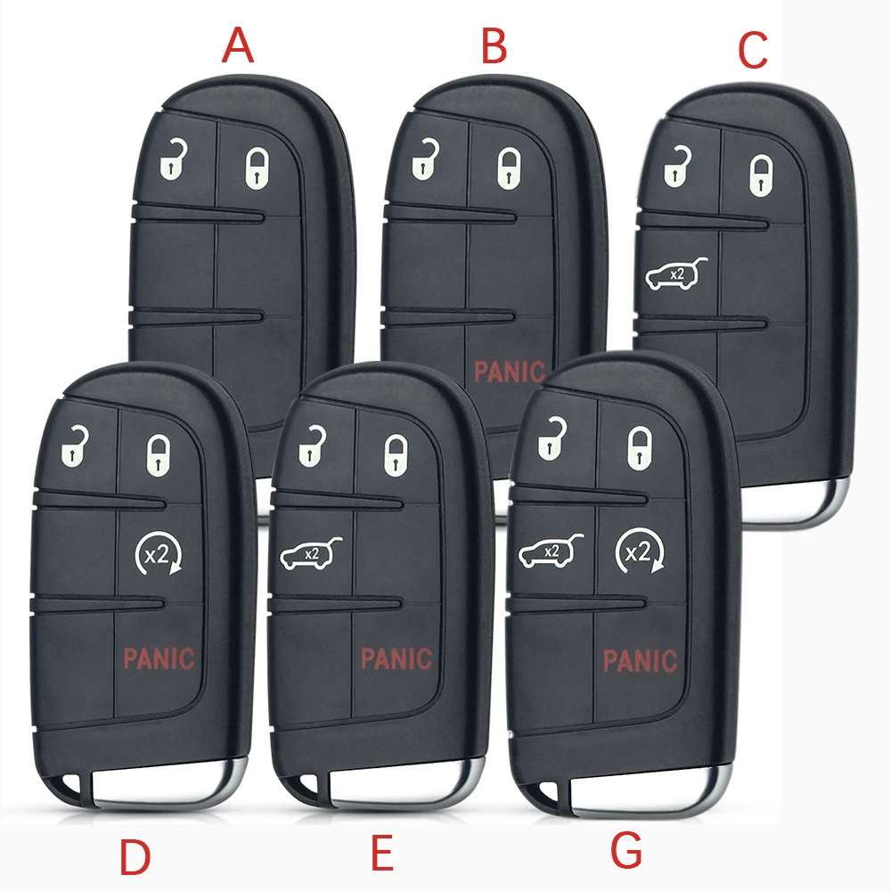 

CN086042 2/3/4/5 Button Smart Remote Key Fob 433MHz For Jeep Grand Cherokee 2013-2020 FCC M3N40821302 ID46 PFC7945 7953