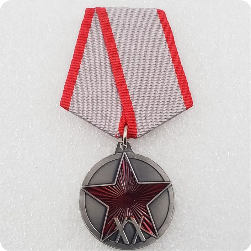 Копия медали РККА времен Второй мировой войны СССР России 1945 года 20 лет Красной