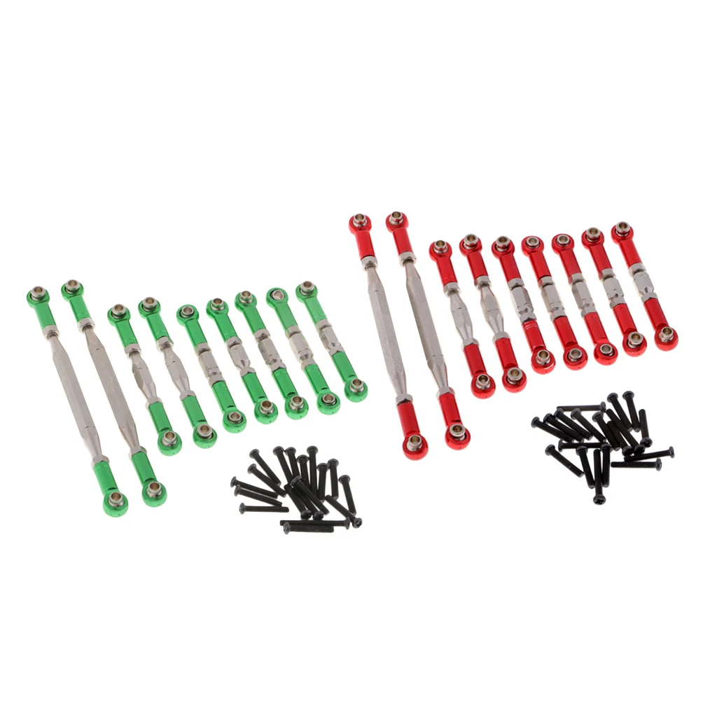 9x металлические рулевые Серводвигатель тяги для 1/12 Wltoys 12423 12428 грузовика|Детали и