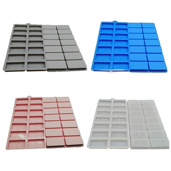 

Resin Molds Domino Silicone Domino Game Molds 28 Cavities Personalized Dominoes Chocolate Candy Baking Fondant DIY Molds