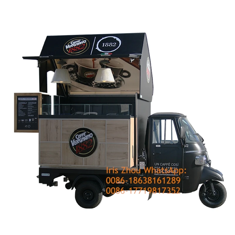 Пищевой грузовик Piaggio Ape/электрический для пищевых продуктов/мобильный продуктов