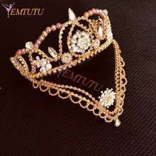 Sleeping Beauty Professional Ballet Crown Tiara Crystal Nutcracker Ballet Headpiece Hand Made Ballet Headwear headdress Custom