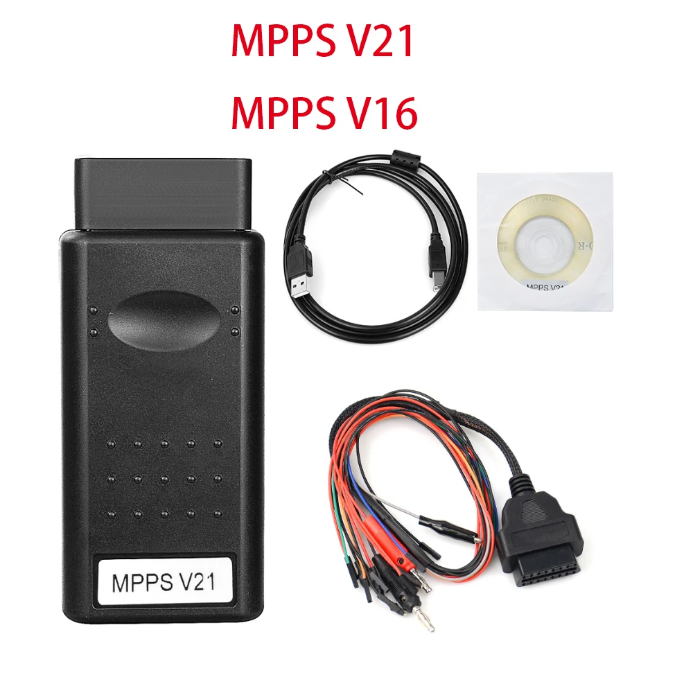 Новейший OBD2 MPPS V21 автоматический ECU чип-тюнинг интерфейс V16 для EDC15 EDC16 EDC17 16