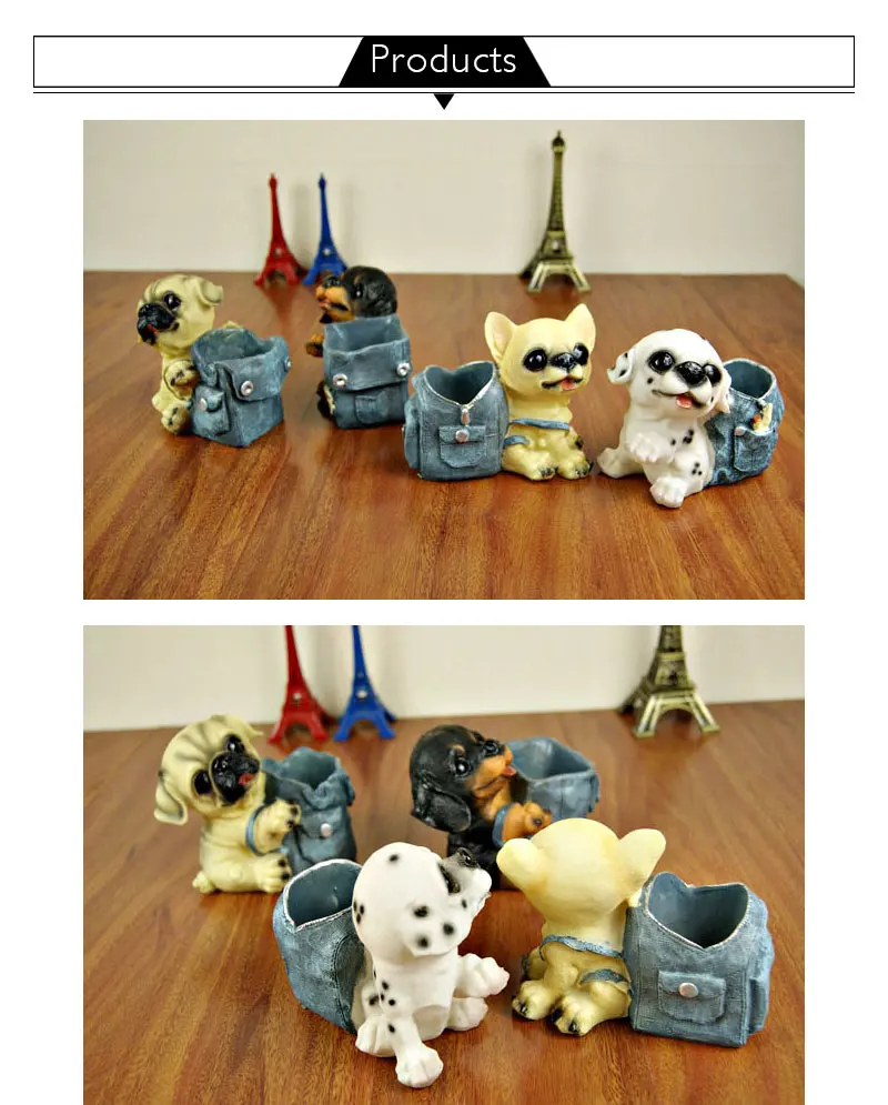 dog figurines (2)
