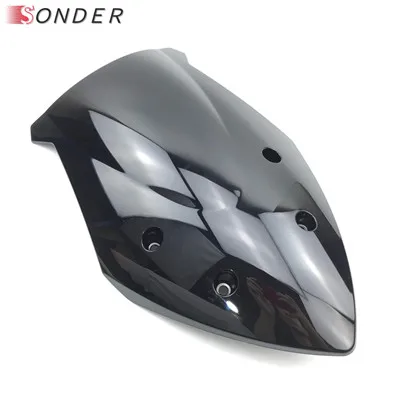 Black Мотоциклетный экран с двойным пузырьковым ветровым стеклом для Suzuki GSXS1000F GSX S 1000F GSXS 1000 GSXS1000 GSX S1000F GSX S1000 F - Цвет: Black