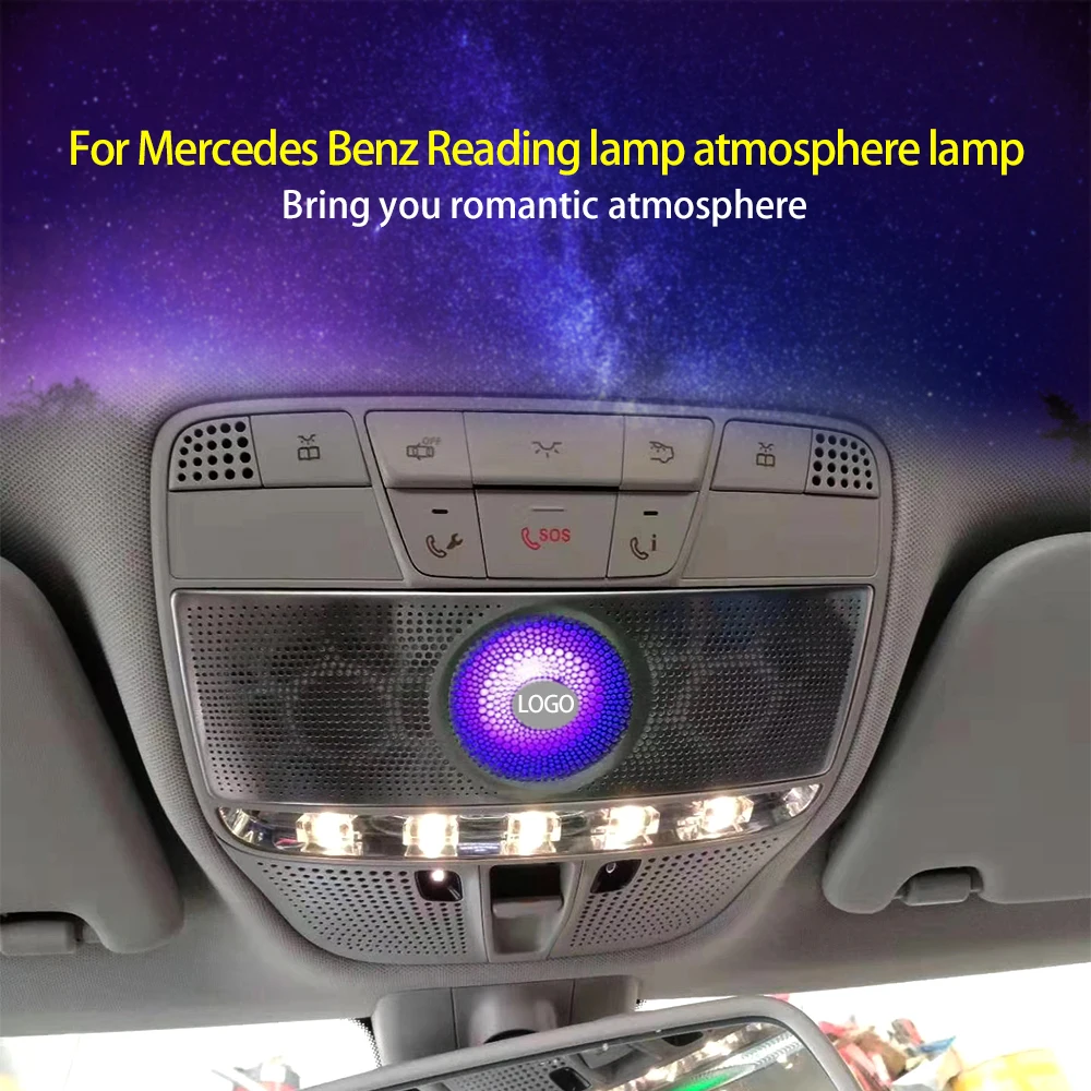 Светильник окружающего воздуха для Benz W205 W213 W222 GLC Mercedes интерьер автомобиля