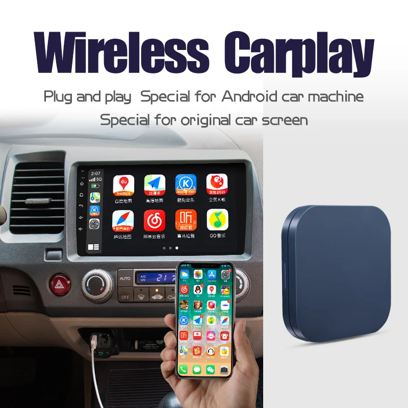 JIUYIN IOS carplay адаптер беспроводной android auto Smart Link USB ключ для автомобиля Android