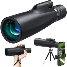 Tongdaytech 10-30x50mm HD Telephoto Monocular Telescope With Tripod Zoom Phone Camera Lens For Iphone Samsung Hunting Hiking