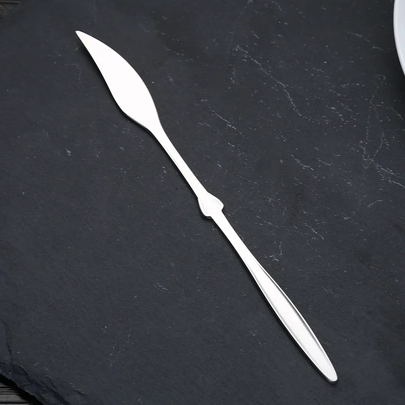 knife Набор столовых приборов для вечерние торта из нержавеющей стали нож-Лопатка вилка мороженое Десерт чайная ложка для пикника набор кухонных принадлежностей - Цвет: knife