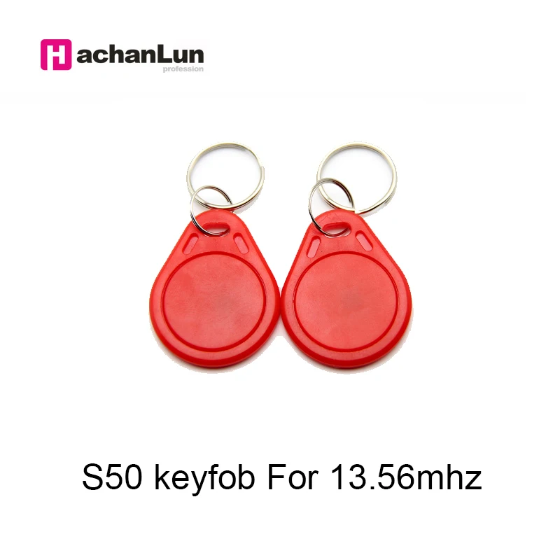 

5/10pcs 13.56MHz IC Tag M1 S50 RFID Keyfobs Tags Keychain ABS Waterproof Key Badge Card Token Attendance Management