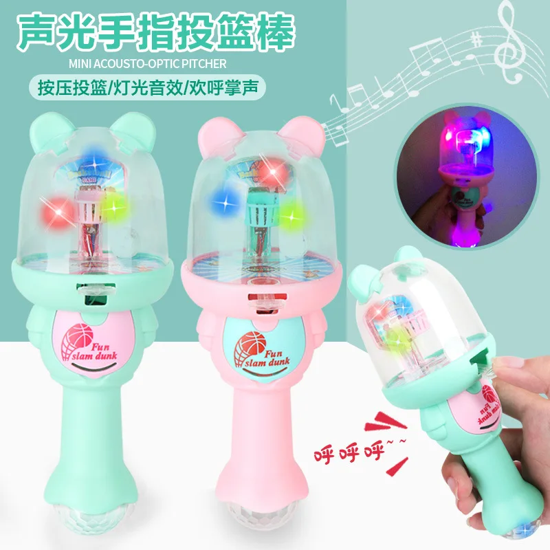 

Creative Decompression and Interesting Small Toys of the Latest Kids Shooting Machine Acousto-optic Finger Mini Dunking Machine