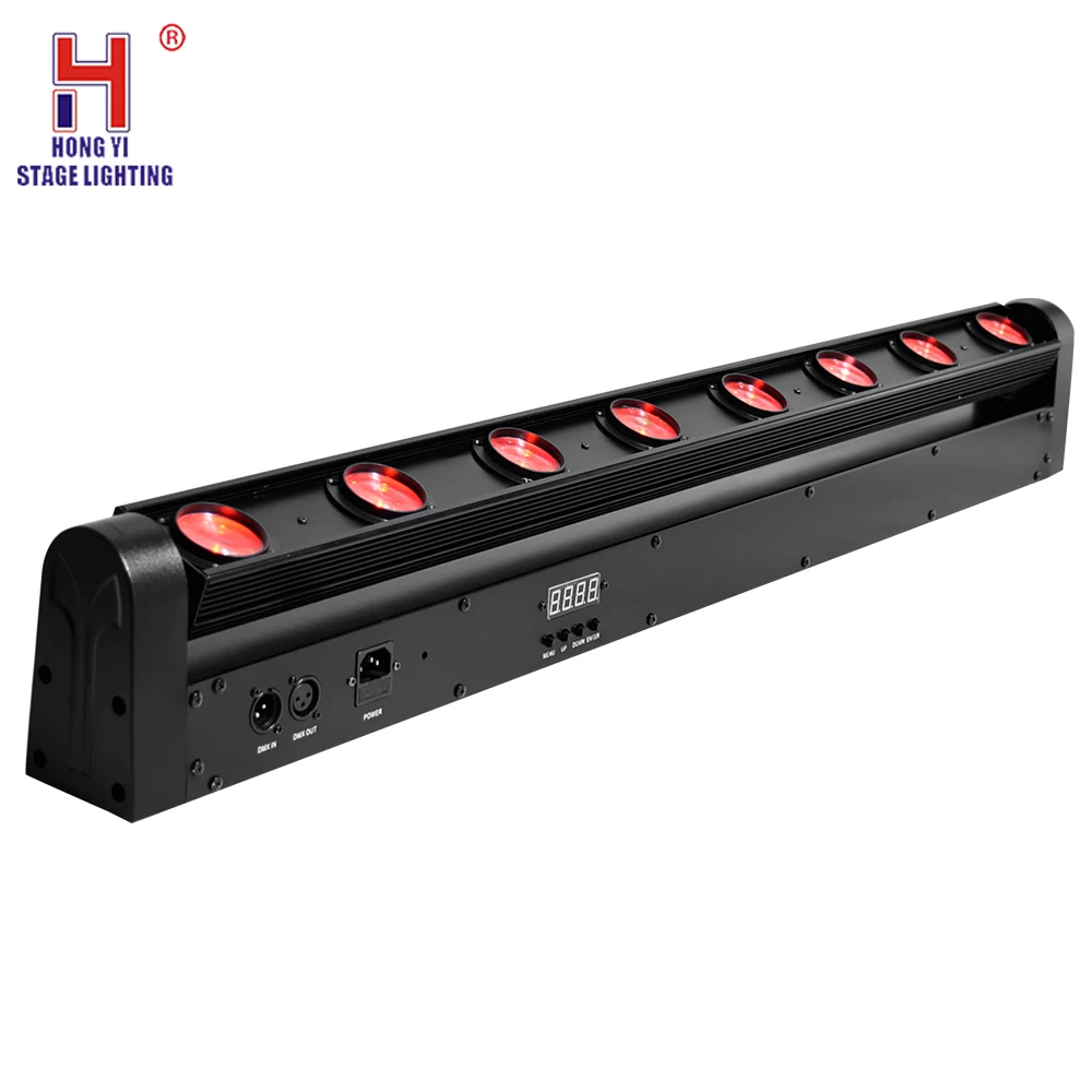 

DJ Moving Head Lights 8x12W RGBW 4in1 Beam LED Wash Light DMX Professional Party Lights Disco Ball Light