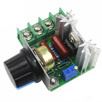

1pcs/3pcs/lot Voltage Regulator 2000W Voltage Stabilizer SCR Power Supply Adjustable Speed Controller AC 220V LED Dimmer 220 V