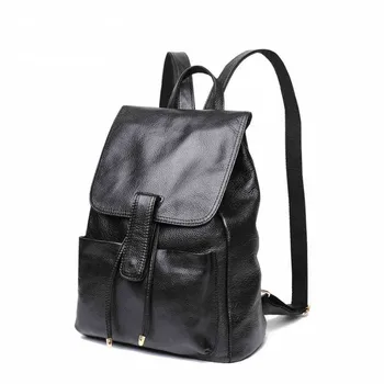 

ZZSLHL Brand High Quality Women Genuine Leather Backpack New Women's Vintage Backpack School Bags For Teenage Girls A887