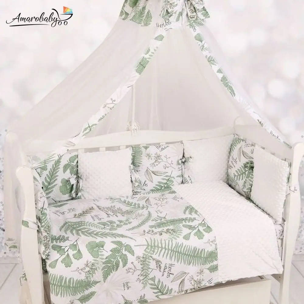 Комплект в кроватку 18 предметов AmaroBaby EXCLUSIVE LINEA TENERA