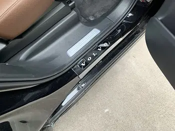 

Stainless Steel Door Sill Scuff Plate Guard Sills Protector Trim For Volvo XC90 2016-2020