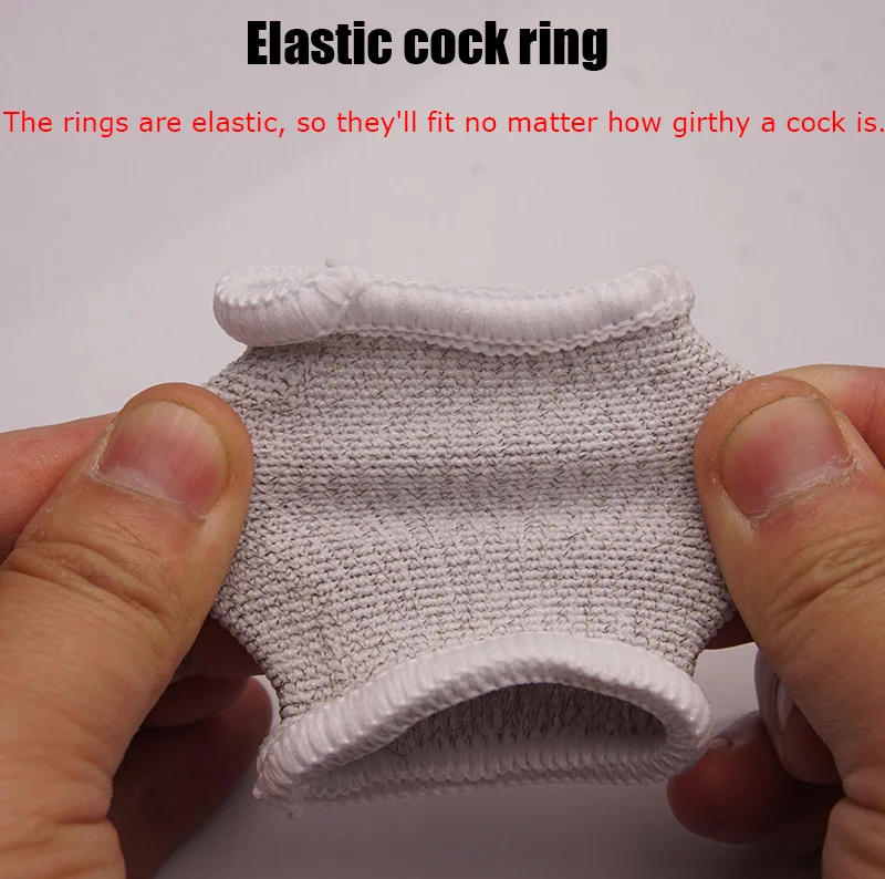 Electro Shock Therapy Conductive Elastic Penis Ring Electric Play Cock Ball Stretcher Estim Electrical Stimulator electro sex toys electric sex toys penis rings