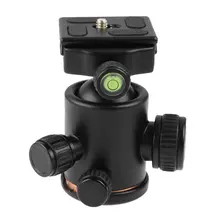 VD-02 Tripod Ball Head 360 Degree Rotating Panoramic Ballhead for Monopod Tripod DSLR Camera Aluminum Alloy VD-02 Tripod Ball Head 360 Degree Rotating Panoramic Ballhead for Monopod Tripod DSLR Camera Aluminum Alloy