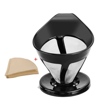

Paper Cup Easy Clean Kitchen Practical Home Office Replacement Anti-scald Coffee Filter Fine Mesh Pour Over Bar Accessories