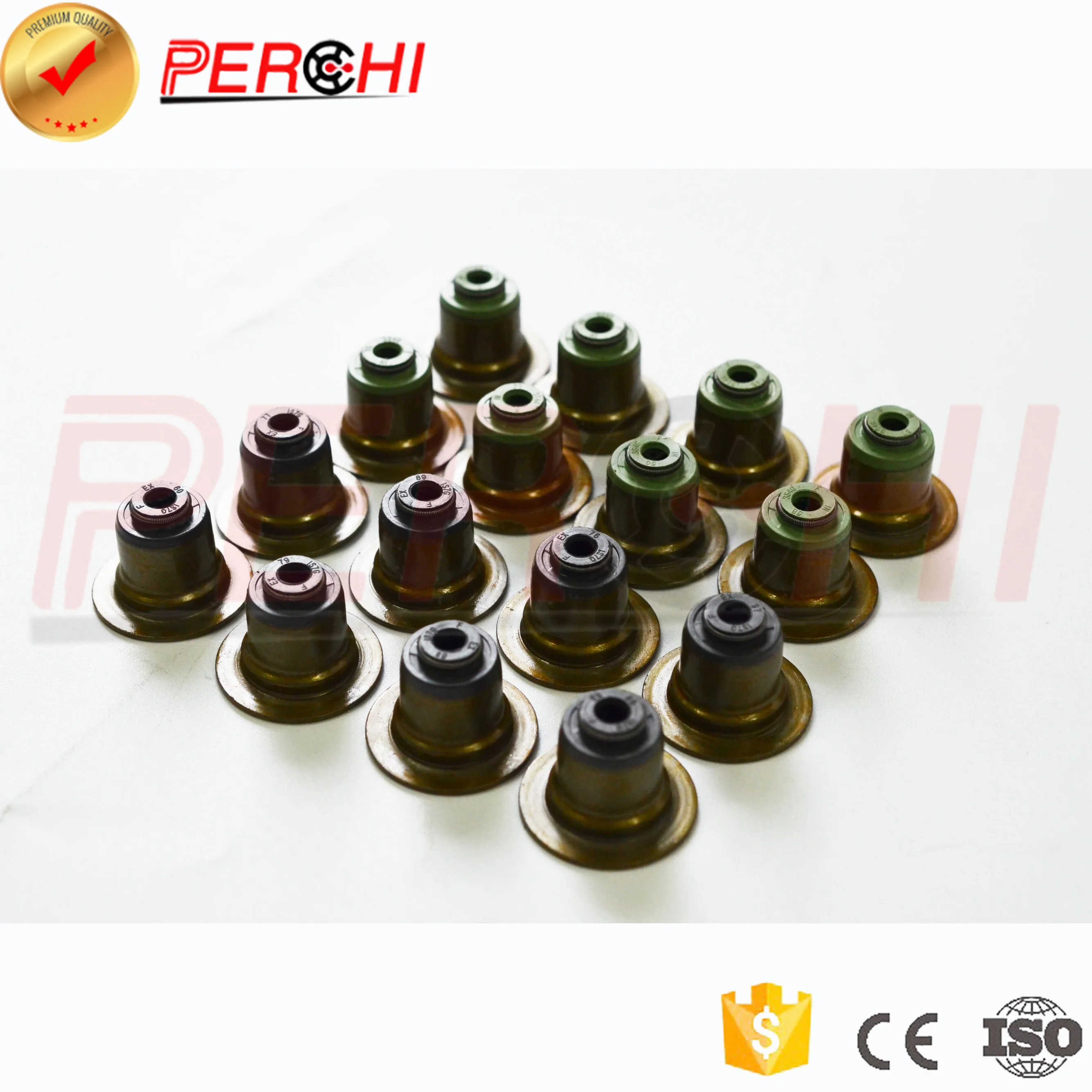 

16 шт. комплект масляного Уплотнения стержня клапана для Ford win-2.0T-200, шток клапана, масляное уплотнение, детали двигателя, прокладка двигателя