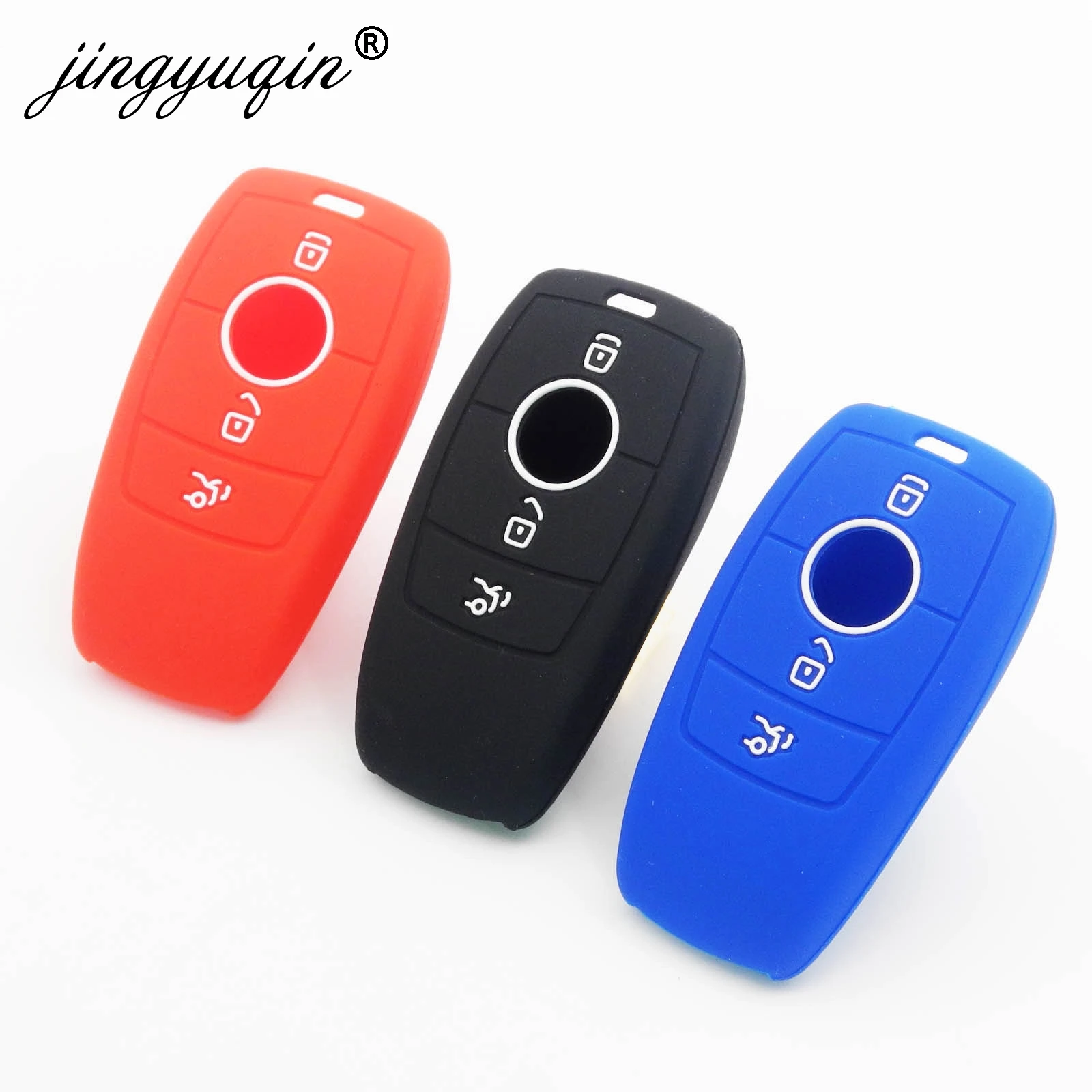 Keyforkess Cassa Chiave Dell'automobile Borsette Per Mercedes Benz 2017 E Classe E E43 E300 E400 W213 2018 Classe S Car Styling cover di ricambio - H6ba752ff3d644364967de3b0aa6f42c3i