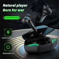 2021 nowe słuchawki Bluetooth 5.0 TWS bezprzewodowe słuchawki gamingowe radio HiFi sportowy zestaw słuchawkowy z mikrofonem Mini douszne słuchawki douszne
