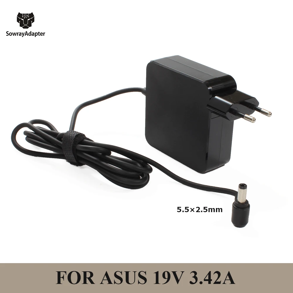 19V 3.42A 65W 5 5*2 5mm AC адаптер питания для ноутбука Зарядное устройство ASUS Zenbook S46CA X550V