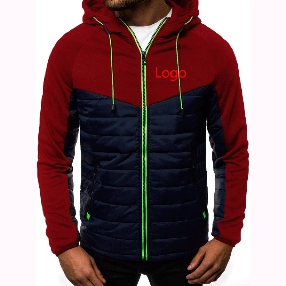 Waterproof Cotton Winter Jacket Men Hoodie
