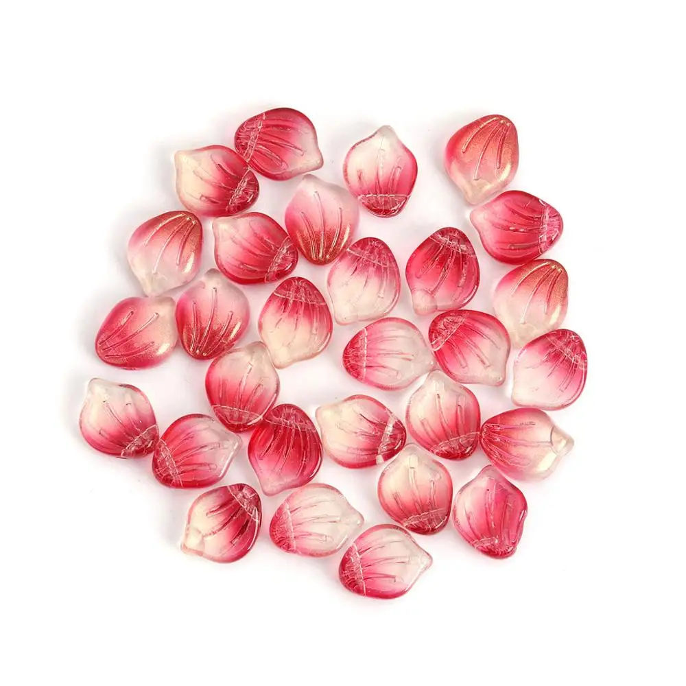 DoreenBeads браслеты кошачий глаз Petaline красные и желтые прозрачные украшения амулеты