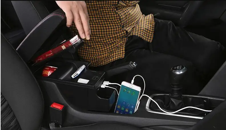 Для Chevrolet Cavalier подлокотник коробка USB интерфейс