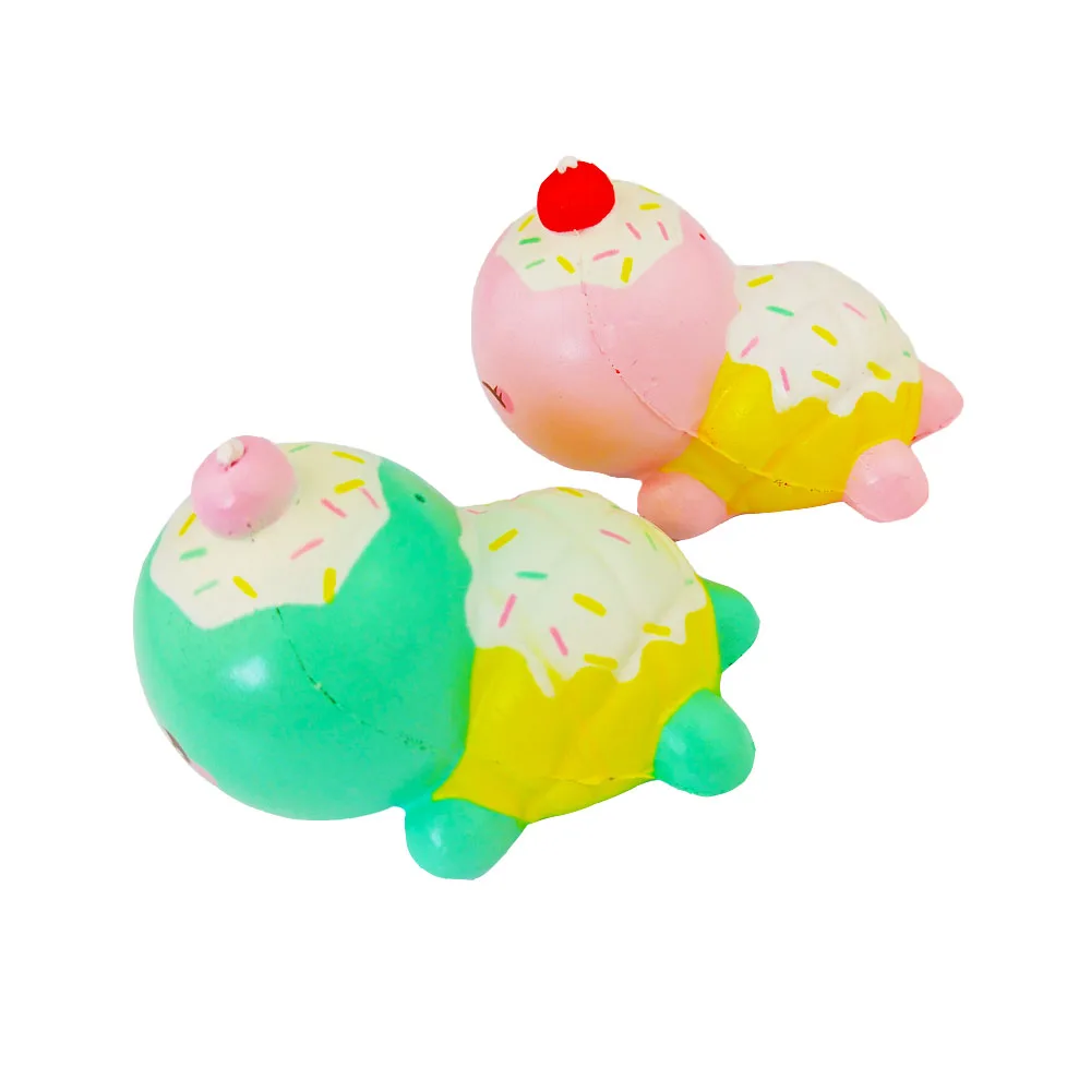 Creamiicandy, новая Мини-черепаха, мягкая кукла, медленно поднимающаяся, Имитация животных, мягкие игрушки, облегчение стресса, новинка, забавный подарок для ребенка