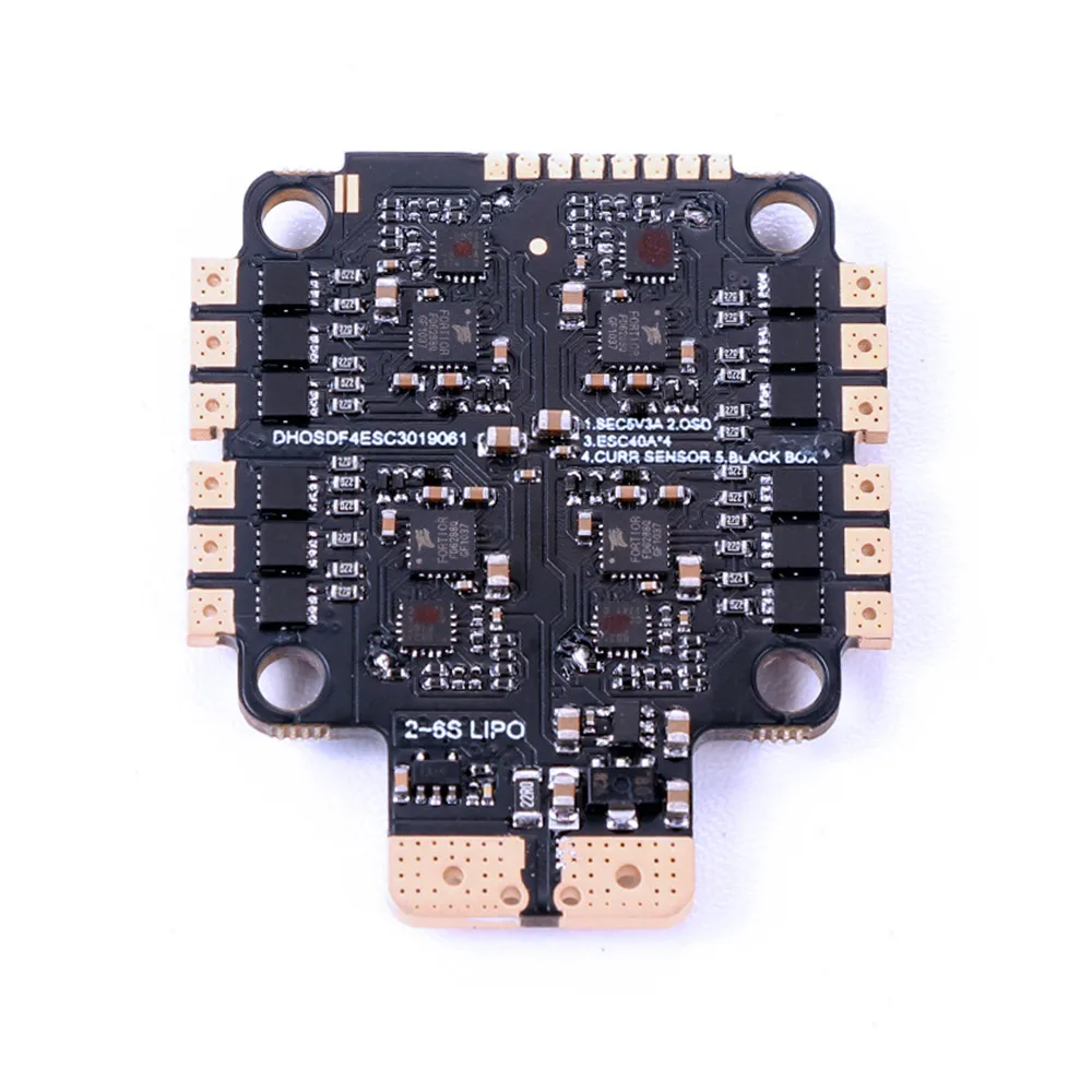 Racerstar StarF4_6S F4 OSD Контроллер полета AIO BEC Датчик тока встроенный 40A BL_S 2-6S 4в1 ESC для RC Дрон мультиротор часть