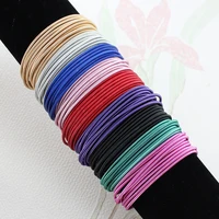 New Fashion Jewelry Women's Gift Carbon Steel Material Diameter 1.7mm Spring Screw Head Can Open Elastic Color Spring Bracelet 1