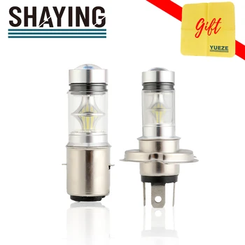 

Q7 Series 1 Pc H4 BA20D LED Motorcycle Headlight Bulb Light Electric Cycle 30W 9-32V 3030 20000LM 6500K White Hi/Lo Beam