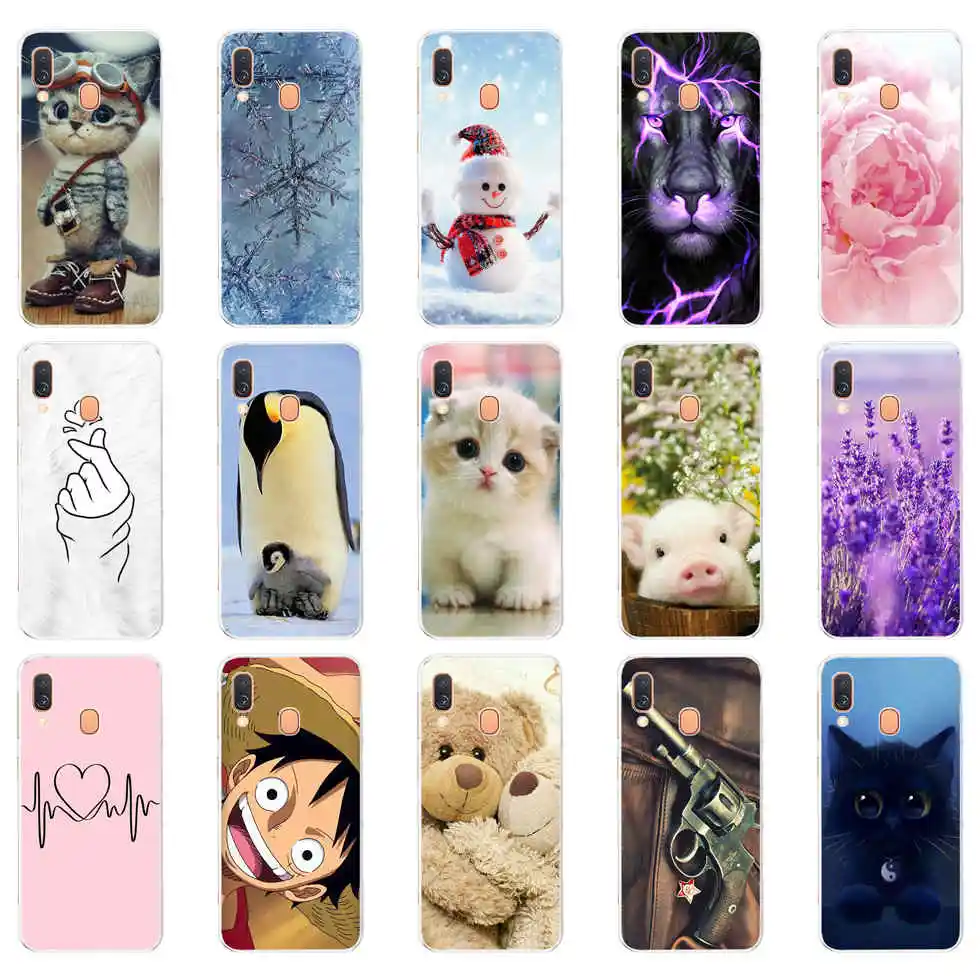 Custodia Per Samsung A40 Custodia Morbida In Silicone Cover Posteriore Custodia Per Samsung Galaxy A40 Galaxy A 40 A405 Sm-A405F A405F Cartoon