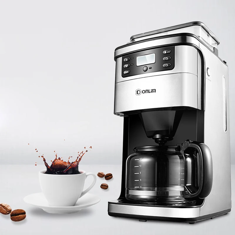 American Coffee Maker Machine Smart Full Automatic Drip Coffee Grinder Cappuccino Latte Coffee Maker Espresso With Grinder Coffee Machines Aliexpress